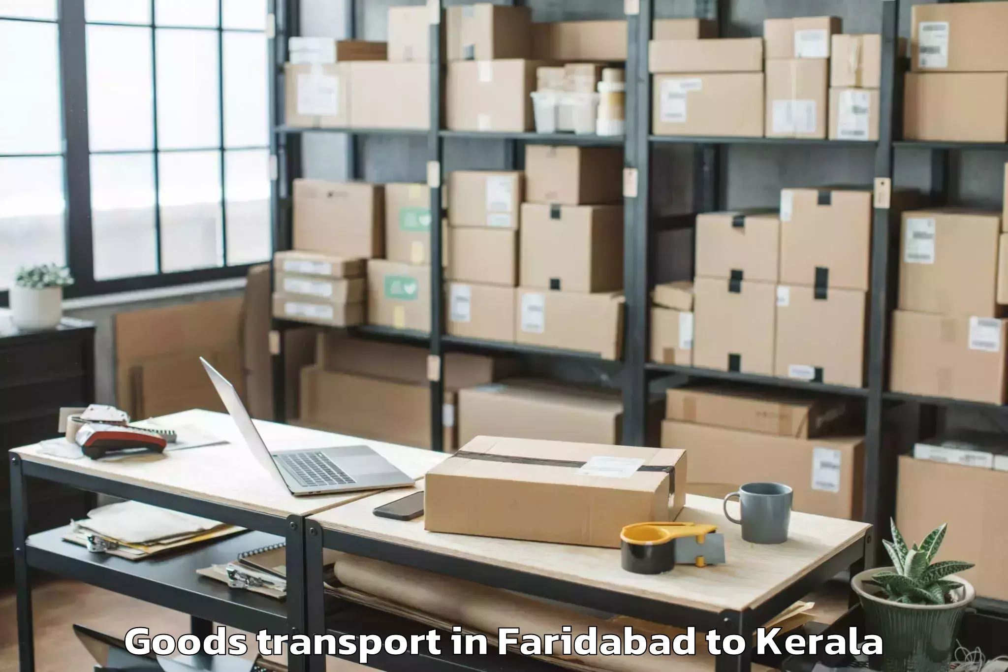 Book Your Faridabad to Pathanapuram Goods Transport Today